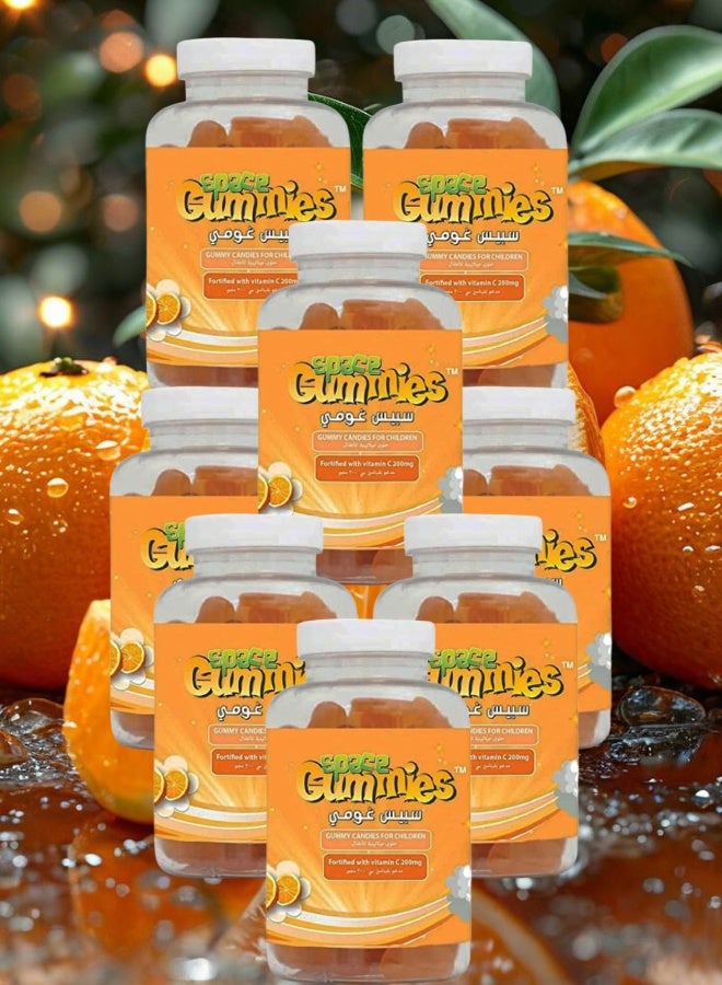 SPACE GUMMIES 8 Pieces Space Gummies Vitamin C 60 Gummies - Image 1